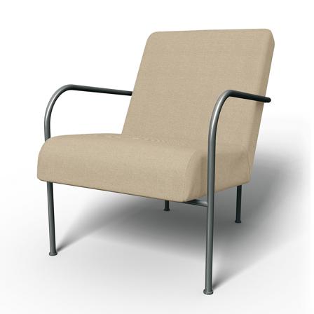 IKEA - IKEA PS Chair Cover, Unbleached, Linen - Bemz