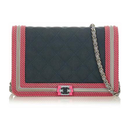 Chanel, Cross Body Bags Blauw, Dames, Maat:ONE Size