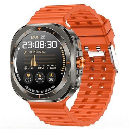 Z7 Ultra 1,46-tommers Smart Watch Sundhedsovervågning Vandtæt Udendørs Sports Smart Armbånd (Orange)