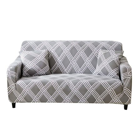 Sofföverdrag, elastiskt sofföverdrag, 2-sits halkfri sofföverdrag