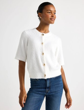 Lindex Cardigan Pauline - White - XS