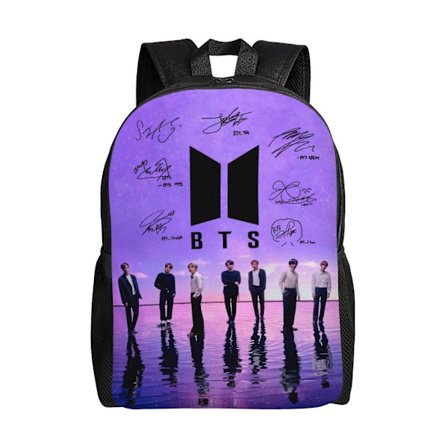 Børne K-Pop BTS Rygsæk 3D Print Tegneserie Anime Rygsække Teenagere Rygsæk Drenge Og Piger Skoletaske