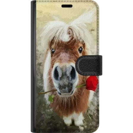 Samsung Galaxy S24 FE Lompakkokotelo Poni kukkakimpullaan