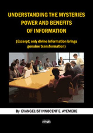 Understanding the mysteries power and benefits of information. (Excerpt; only divine information brings genuine trasformation). Ediz. italiana e 