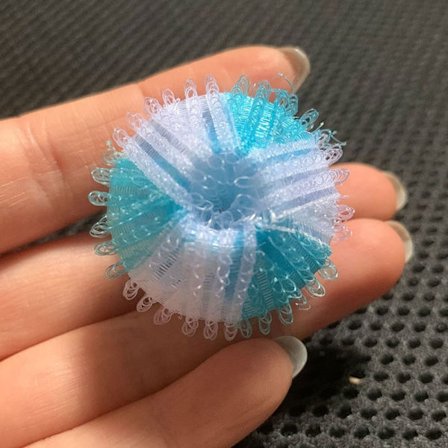 6stk Vaskeball Vaskemaskinfiltre LYSEBLÅ 6STK 6STK