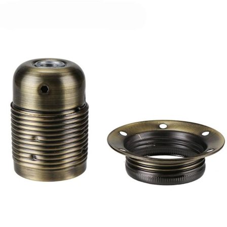 Edison E27 polttimokotelo Valon kanta, jossa rengas PRONSSI