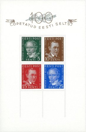 Estland - MICHEL Bl. 2 - Postfrisk