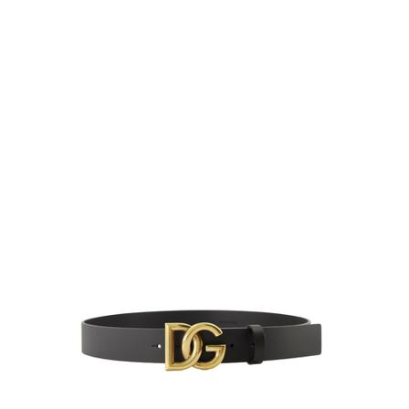 Dolce & Gabbana, Belts Zwart, Heren, Maat:90 CM