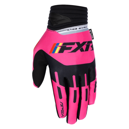 Rukavice MX FXR Apex 26 Růžová/Černá L