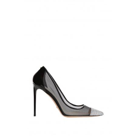 Elisabetta Franchi, Pumps Zwart, Dames, Maat:39 EU,leer