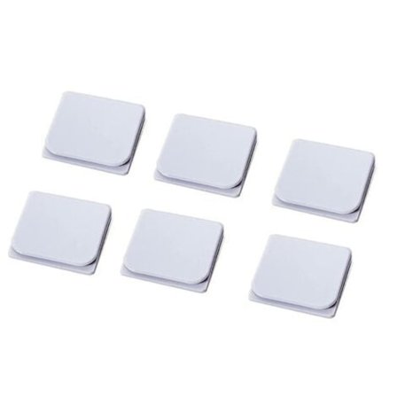 6-pack Duschdraperi-klämmor Vindtäta, Stänkskyddande, Självhäftande Duschdraperi-vikter