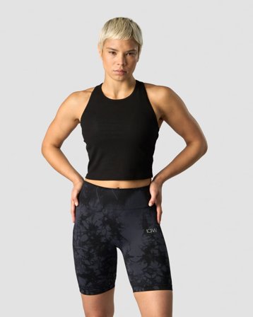 Nimble Cropped Tank Top Black