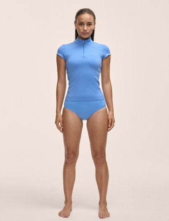 Casall High Waist Bikini Hipster - Blue - 38