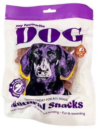 My favourite DOG - Andeinnpakket råhudrulle med lever- og lungefyll 12 cm, 6-pakning, 360g - Hund - Hundegodbiter & tyggebein - Tyggeruller & 