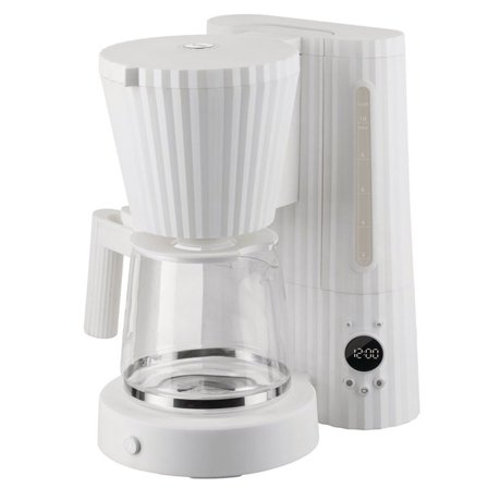 Alessi Plissé kaffemaskine, hvid | KitchenOne