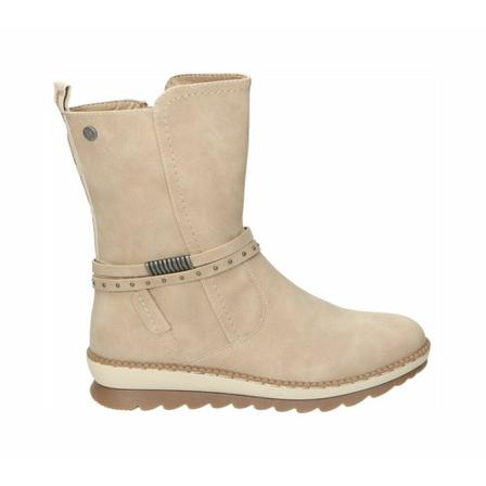 Refresh Boot , Beige , Dames , Maat: 36 EU Enkellaarsjes
