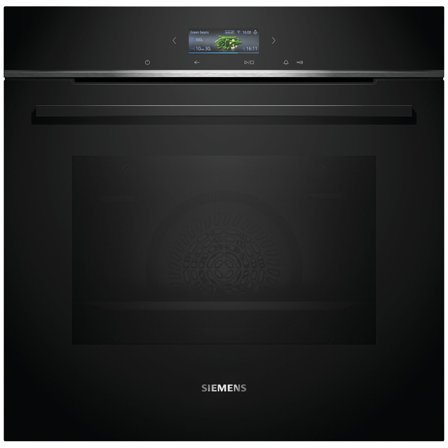 Siemens HB772A1B1 iQ700 indbygningsovn, sort | KitchenOne