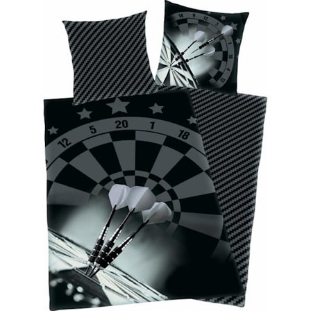 Herding Young Collection Sängkläder Set, Polyester, Svart, 80 x 80 cm/ 135 x 200 cm