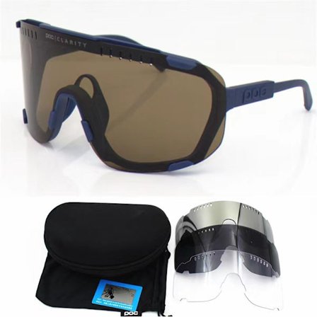 Nye Poc Devour Sykkelbriller Mtb Uv400 Sport Sykkelbriller Goggles Sykkel Terrengsykkel Briller Herre Dame Sykkelbriller