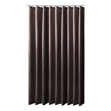 Bruseforhængsforing Vandtæt, fugt- og pletbestandig magnetisk vægtet bundkant polyesterstof med rustfri øjer, premium maskinvaskbar