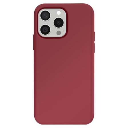 Premium stødabsorberende cover til iPhone 15 Pro Max Collection Color Skin i TPU Moxie Bordeaux