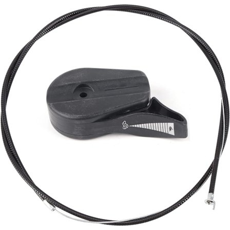 57 tums gasvajer ersättningskit, universell gräsklippare kontrollspak handtag kit (svart)