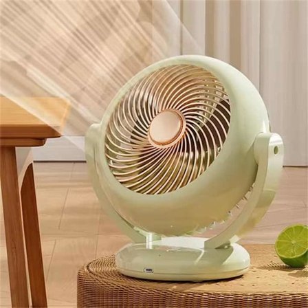 Ny Mini Oscillerende Vifte Liten Bærbar USB Oppladbar Skrivebordsvifte med Lang Batterilevetid Oppgradert Avokadogrønn Utgave 1200 mAh Batteri