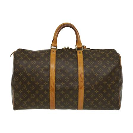 Louis Vuitton Vintage, Pre-owned Keepall 50 Bruin, Dames, Maat:ONE Size