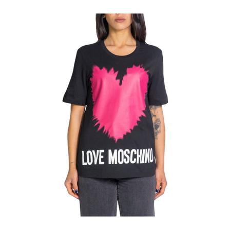 Love Moschino T-shirt Sort, Dame