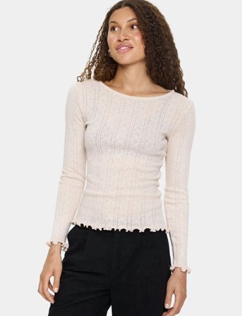 Saint Tropez Grusz Blouse - Cream - M