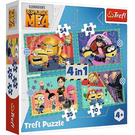 Minions Palapelisetti 4 in 1 [D]