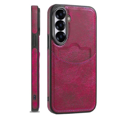 Samsung Galaxy A55 5G - Elegant Skal med Kortfack från Leman