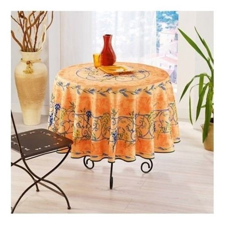 Nappes Provençales - PROMO LINGE - Polyester - 180cm - orange
