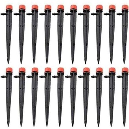 60 stk. Justerbare drypvandingsspredere med 8 udløb, havevandingsværktøj