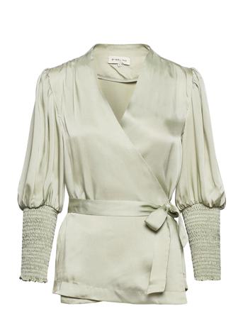 Hope Blouse Bluse Langærmet Grøn By Malina