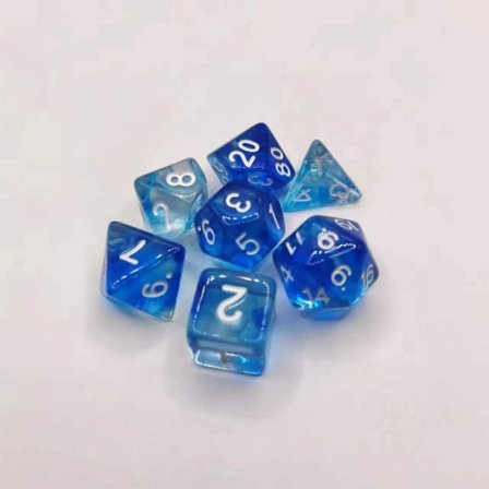 7 stk/sett DND terning polyedrisk terning STIL 9 STIL 9