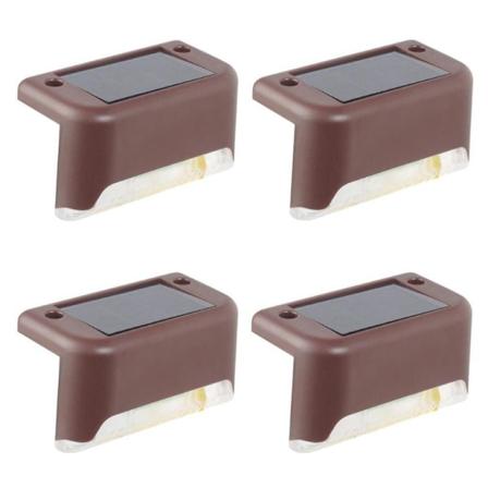 4 kpl Solar-ulkovalaisimia, Vedenkest vi LED-valoja, Koristeellisia