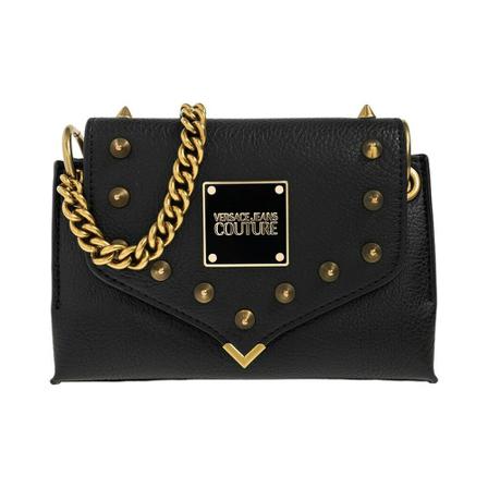 Versace Jeans Couture, Shoulder bag with logo Zwart, Dames, Maat:ONE Size