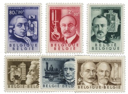 Belgien 1955 - OBP 973-78 - Ubrugt