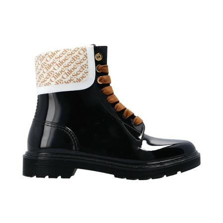See by Chloé, Florrie rain boots Czarny, Kobieta, Rozmiar: 38 EU