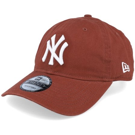 New Era - MLB Bruin unconstructed Cap - New York Yankees League Essential 9TWENTY Brown Dad Cap @ Hatstore