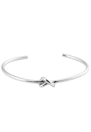 Sophie by Thin Knot Cuff Armband Dam Silver ONESIZE