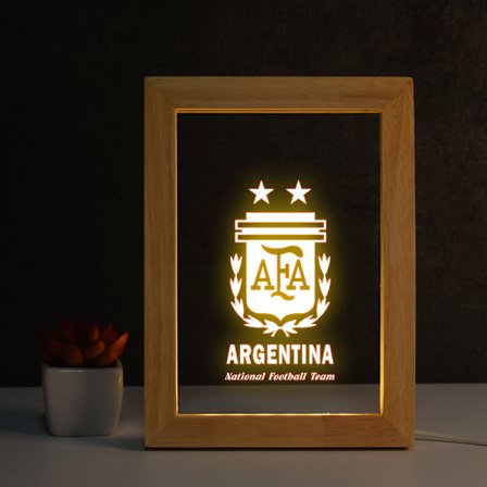 Qatar 2022 VM Foto Ram Lampa Fan Souvenir (Argentina)