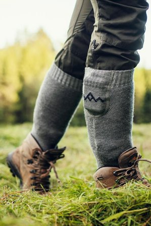 Heat Experience Varmesokker-V2 Batteri Grå str.37-39