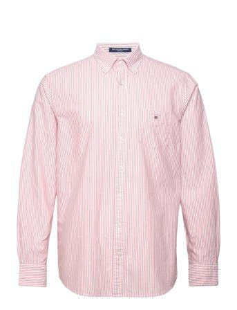 Reg Oxford Banker Bd Skjorte Uformell Oransje GANT*Betinget Tilbud
