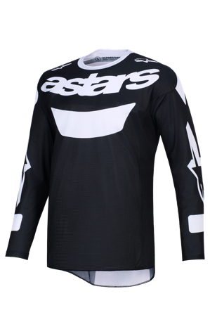 Bluză Motocross Alpinestars Racer Air Riway negru/alb XL