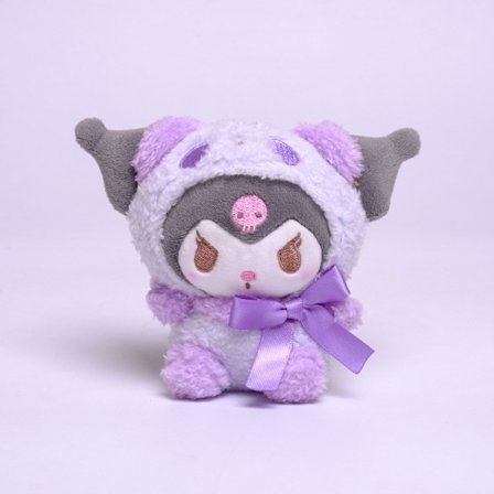 3 st Japanska söta Kuromi plyschleksaksprydnader väska charm - Perfekt