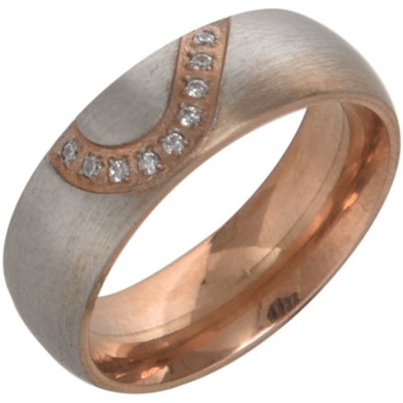 Kvinde Mode eller -Koreansk Hjerte Par Ringe Rustfrit Stål Ring 7