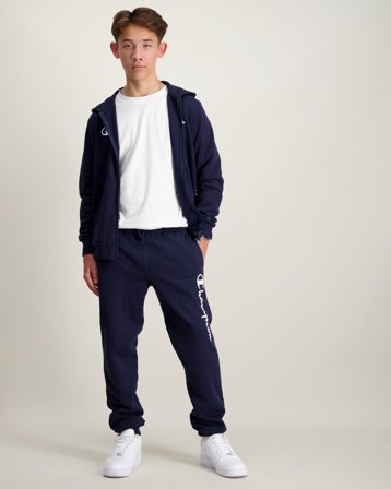Champion Rib Cuff Pants Blauw Broeken Jongens - Kids Brand Store