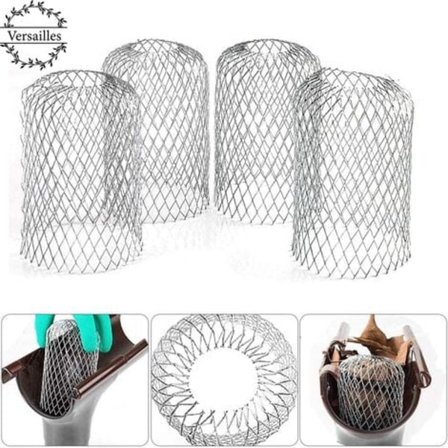 4 Fleksible Aluminium Takrennerenser Diameter 8cm Gittertråd Me,ZQKLA